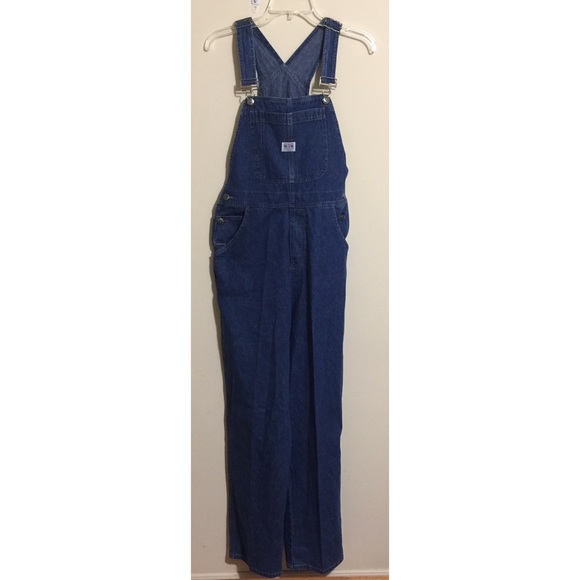 wrangler denim bib overalls
